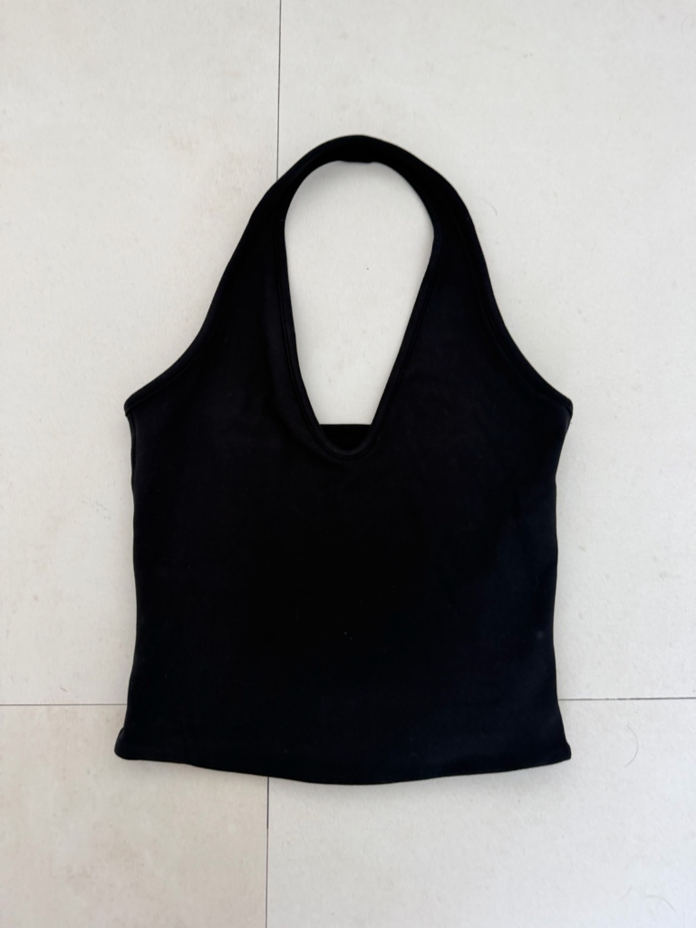 437 Black Halter Tank